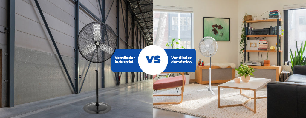 Diferencias entre un ventilador industrial y uno doméstico