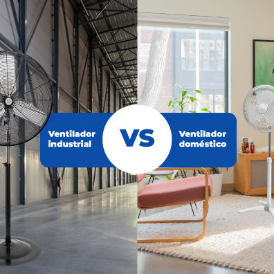 Diferencias entre un ventilador industrial y uno doméstico