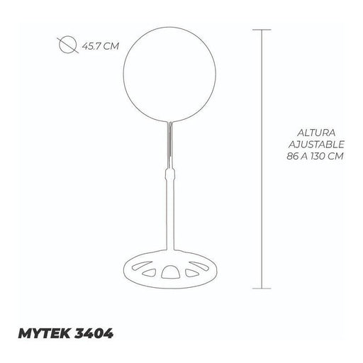 Mytek 3404 Ventilador de Pedestal de 18 Pulgadas 120 watts - LuzDeco