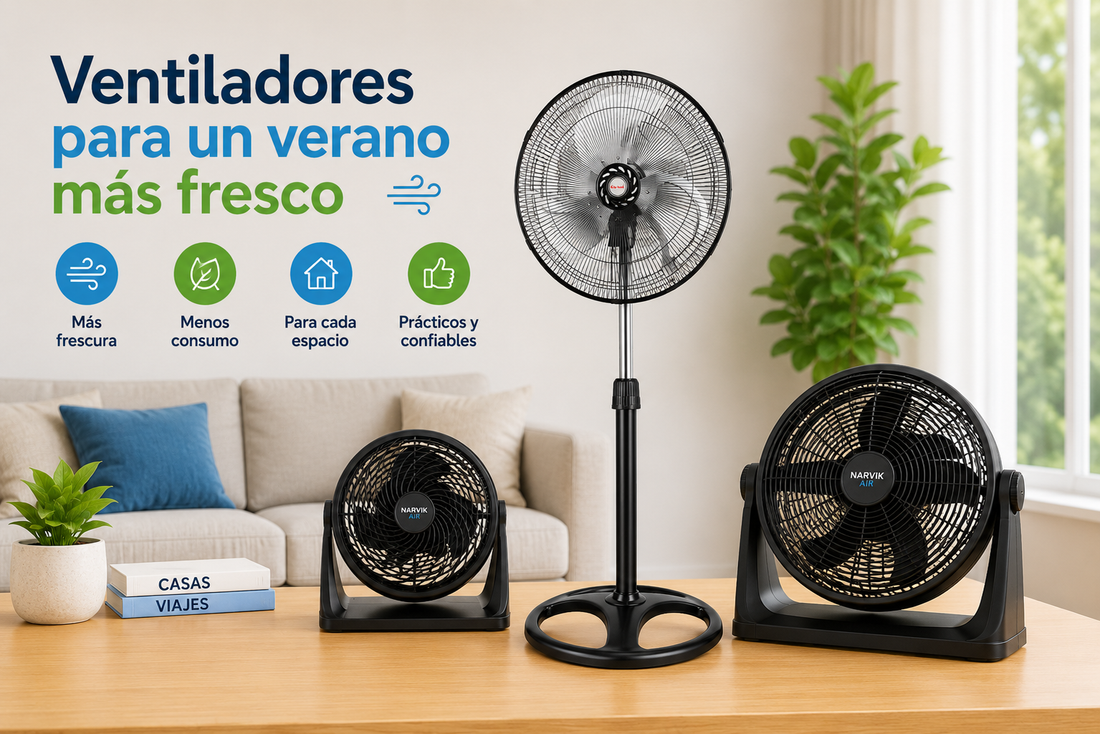 Los ventiladores que más compran los mexicanos en temporada de calor