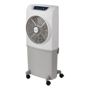 Enfriador evaporativo portátil Mytek 3204 de 45 litros, diseño triangular con pantalla LED