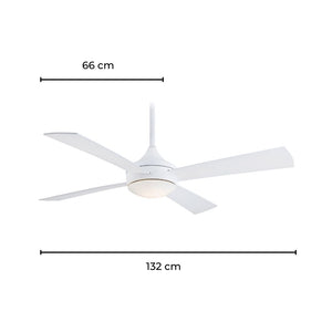 MinkaAire Ventilador de Techo 52", Modelo Aluma Wet