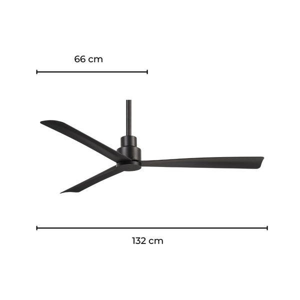 MinkaAire Ventilador de Techo 52", Modelo Simple