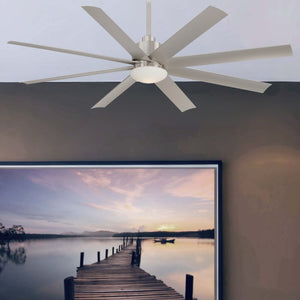 MinkaAire Ventilador de Techo con Luz 65", Modelo Slipstream