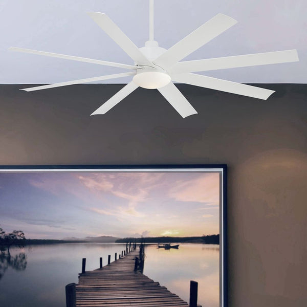 MinkaAire Ventilador de Techo con Luz 65", Modelo Slipstream