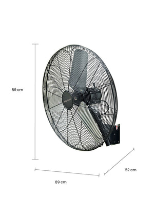 Mytek Ventilador de Pared de 30" Industrial, Potente Oscilación 90° - Ventiladores.com