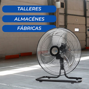 NarvikAir Ventilador Industrial de Piso Oscilatorio de 16", Modelo NA-OF16