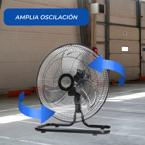 NarvikAir Ventilador Industrial de Piso Oscilatorio de 16", Modelo NA-OF16