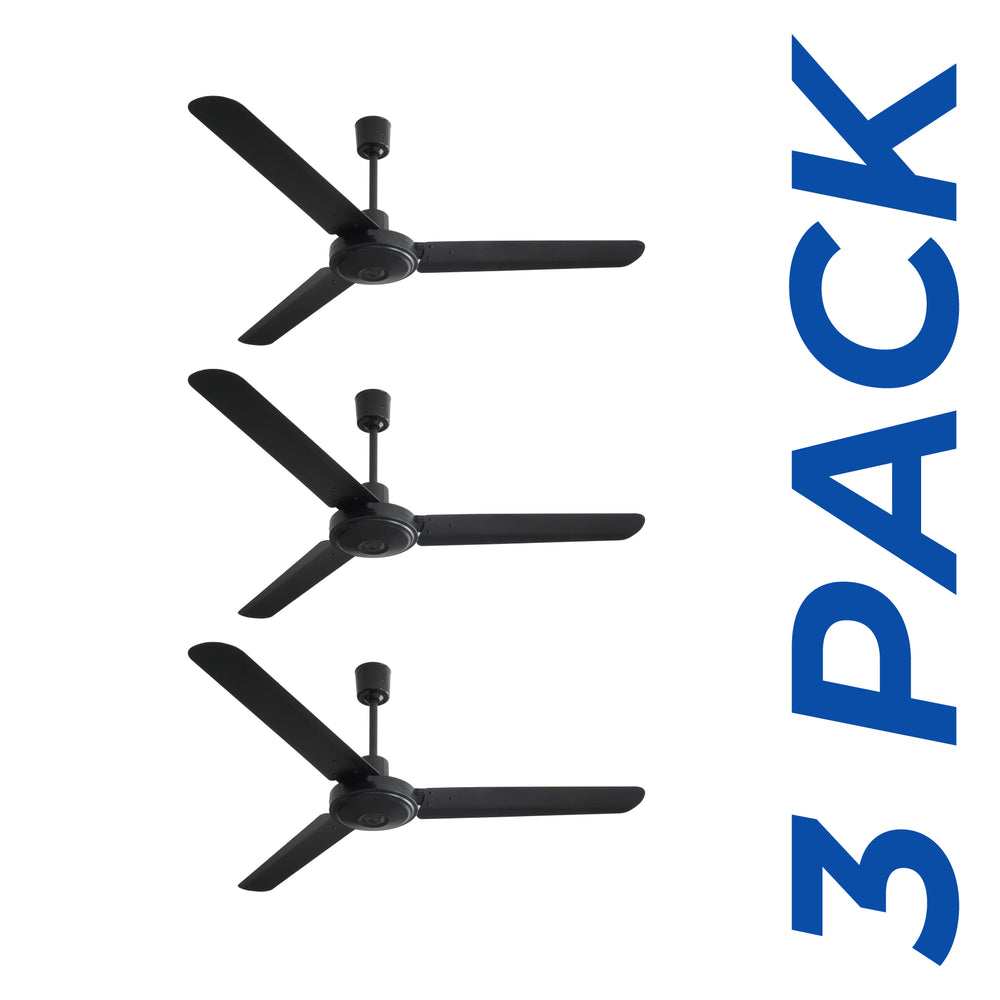 NarvikAir NA3030 Ventilador Industrial de Techo 56", Pack de 3