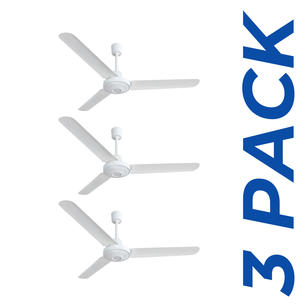 NarvikAir NA3030 Ventilador Industrial de Techo 56", Pack de 3