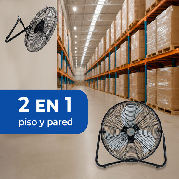 NarvikAir 20" Industrial: Potencia 2 en 1 para Entornos Exigentes imagen del producto en un almacen con 