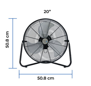 NarvikAir 20" Industrial: Potencia 2 en 1 para Entornos Exigentes imagen del producto con sus dimensiones 