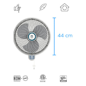 Ventilador de Pared | M016P | 16 pulgadas | Potente 