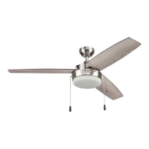 Coolfan Ventilador de Techo con Luz de 52'' con 3 Aspas Reversibles y Control de Cadena, Modelo Medina 43402 - LuzDeco