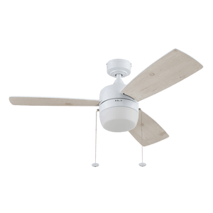 Coolfan Ventilador de Techo de 3 Aspas Reversibles de 44'' con Control de Cadena, Modelo Barcadero 51475 - LuzDeco