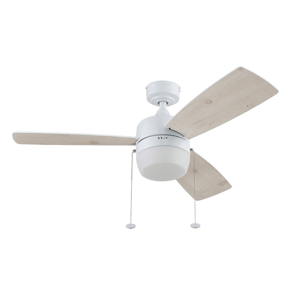 Coolfan Ventilador de Techo de 3 Aspas Reversibles de 44'' con Control de Cadena, Modelo Barcadero 51475 - LuzDeco