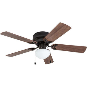 Coolfan Ventilador de Techo de 42'' con Luz, 5 Aspas Reversibles de Madera con Control de Cadena, Modelo Bossa Nova 52301 - LuzDeco