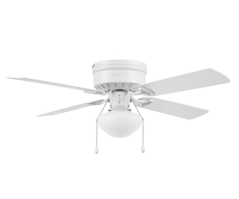 Coolfan Ventilador de Techo con luz de 42''con cadena y 4 aspas reversibles, Modelo Samba