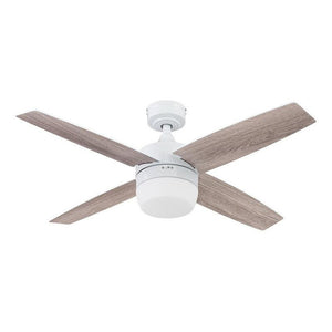 Coolfan Ventilador de Techo de 44'' con Luz LED y 4 Aspas Reversibles con Control Remoto, Modelo Bela 52201 - LuzDeco