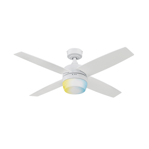 Coolfan Ventilador de Techo con Luz LED de 44'', Control remoto, 4 Aspas reversibles, Modelo Bela CCT