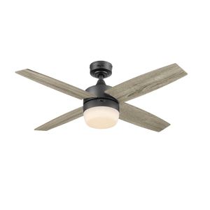 Coolfan Ventilador de Techo de 44" con Luz LED y 4 Aspas Reversibles de Madera con Control Remoto, Modelo Bela 2201-CCT - LuzDeco