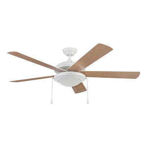 Coolfan Ventilador de Techo de 52" con 5 Aspas Reversibles y Control Cadena, Modelo Vendaval 47801 - LuzDeco