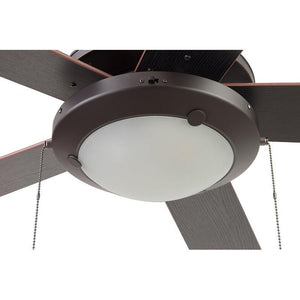 Coolfan Ventilador de Techo de 52" con 5 Aspas Reversibles y Control Cadena, Modelo Vendaval 47801 - LuzDeco