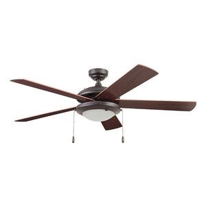 Coolfan Ventilador de Techo de 52" con 5 Aspas Reversibles y Control Cadena, Modelo Vendaval 47801 - LuzDeco