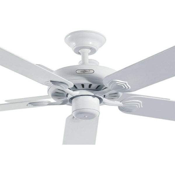 Coolfan Ventilador de Techo de 52'' con 5 Aspas y Control de Cadena Apto para Exterior, Modelo Huracán 66400-P - LuzDeco