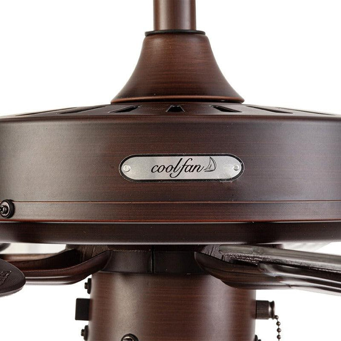 Coolfan Ventilador de Techo de 52'' con 5 Aspas y Control de Cadena, Modelo Huracán 66400 - LuzDeco