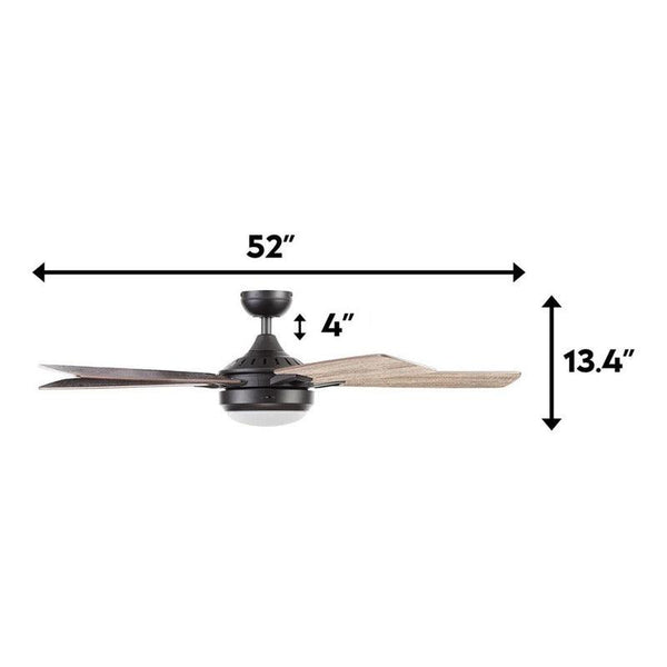 Coolfan Ventilador de Techo de 52'' con 5 Aspas y Control de Cadena, Modelo Lorelai 51649-99 - LuzDeco