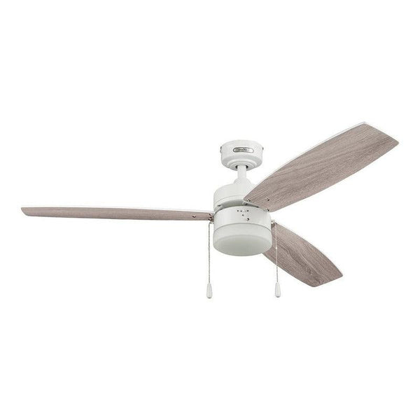 Coolfan Ventilador de Techo de 52'' con Luz LED y 3 Aspas Reversibles con Control de Cadena, Modelo Eliseo 48201 - LuzDeco