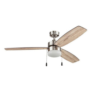 Coolfan Ventilador de Techo de 52'' con Luz LED y 3 Aspas Reversibles con Control de Cadena, Modelo Eliseo 48201 - LuzDeco