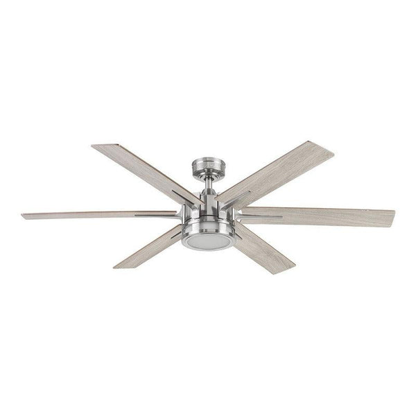 Coolfan Ventilador de Techo de 6 Aspas Reversibles de 56'' con Control Remoto, Modelo Santana 51402 - LuzDeco