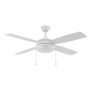 Coolfan Ventilador de Techo de Madera de 52'' con Luz LED y 4 Aspas Reversibles con Control de Cadena, Modelo Ciclón LED 51301 - LuzDeco