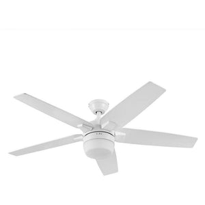 Coolfan Ventilador de Techo de Madera de 52'' con Luz LED y 5 Aspas Reversibles con Control Remoto, Modelo Dorsey 51647-99 - LuzDeco