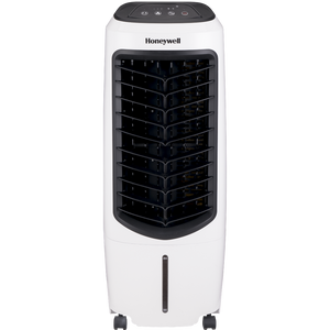 Enfriador de aire portátil TC10PE con ionizador, tanque 10L y diseño compacto tipo torre en blanco