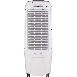 Vistatraseradel enfriador TC10PE mostrando su formato vertical compacto de 752 mm de altura ideal para espacios pequeños