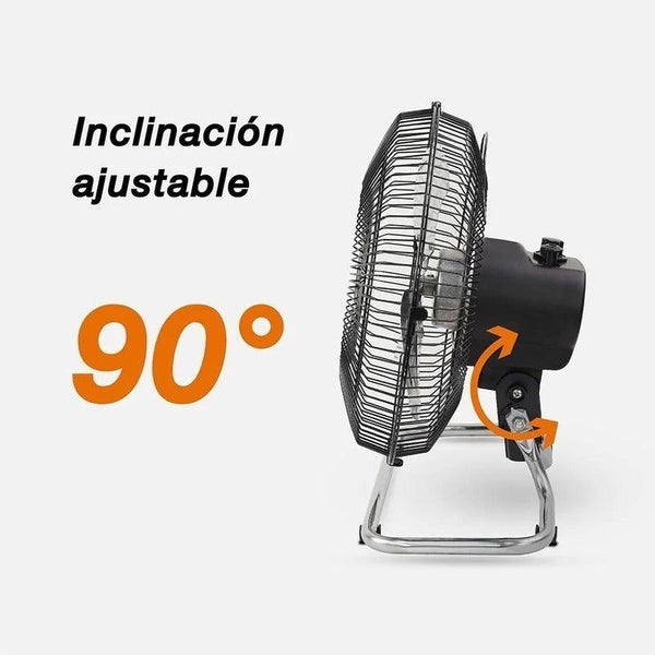 Mytek 3357 Ventilador de Pared y Mesa de 10 Pulgadas, Metálico Oscilación de 90° - LuzDeco