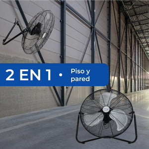 Narvik Ventilador Industrial 2 en 1: de Piso / Pared de 20", Modelo NA-F20