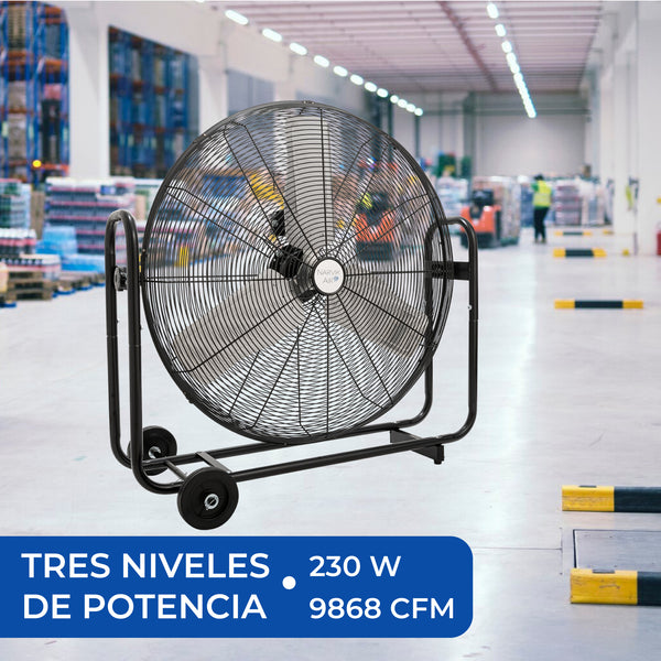 NarvikAir  Ventilador Industrial De Piso de 30" con Ruedas, Modelo NA-F30