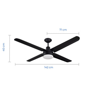 Explora nuestro ventilador de techo Narvik con figura elegante y sutil de materialidad distinguida con acabados excepcionales.