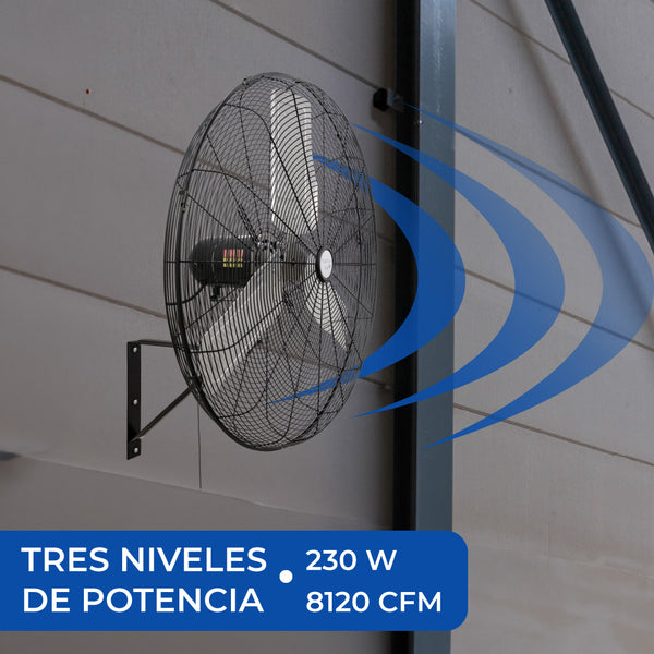 NarvikAir Ventilador de Pared Industrial de 30", Modelo NA-W30