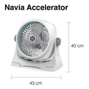 Navia Vortex AFV-1212 Ventilador de Pared y de Piso 12 Pulgadas Potente - LuzDeco