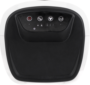 Panel de control intuitivo del TC10PE con botones para 3 velocidades, oscilación automática y modo ionizador