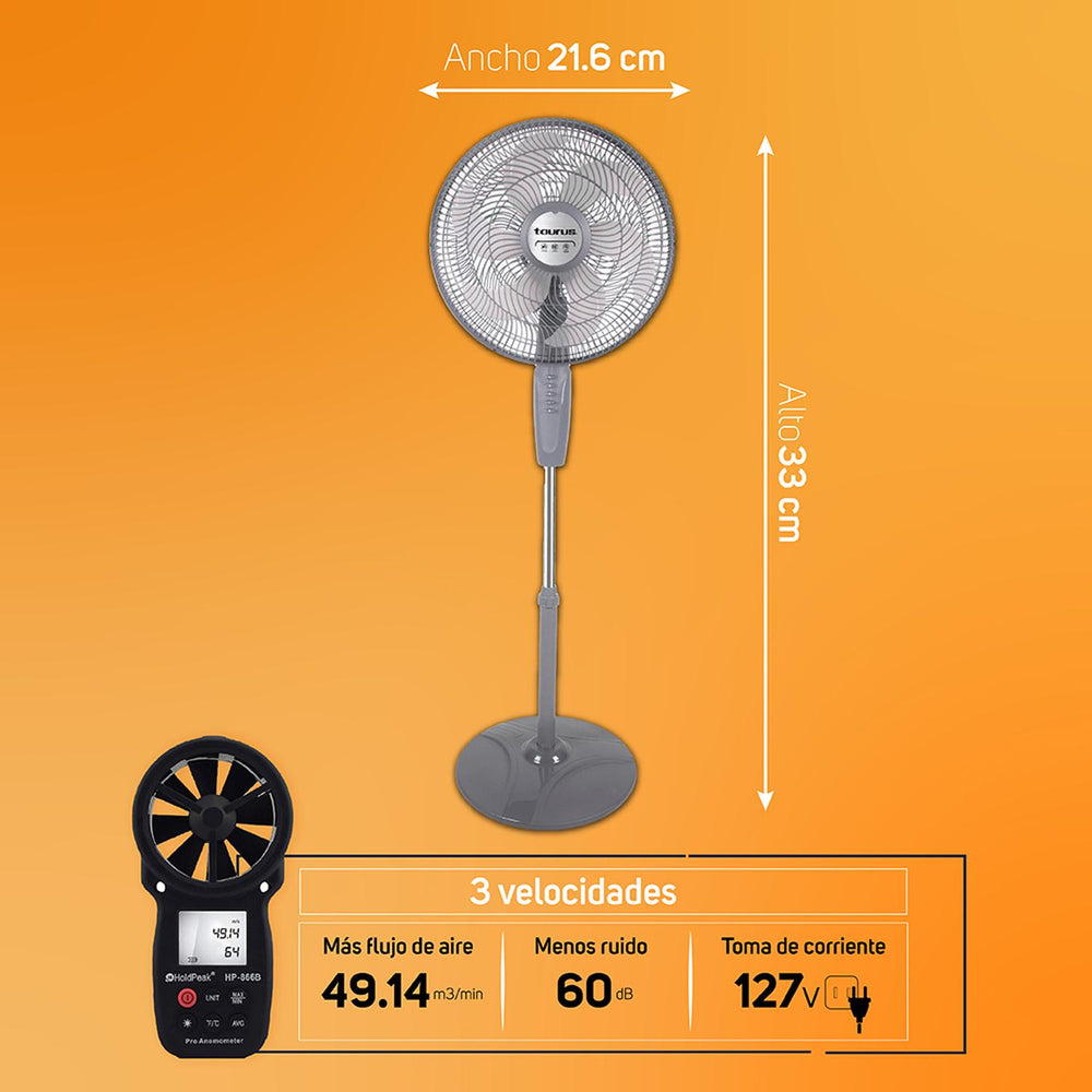 Tecnología ECOJET: Garantiza hasta 30% más flujo de aire con menor ruido, optimizando la circulación de aire en cualquier espacio.