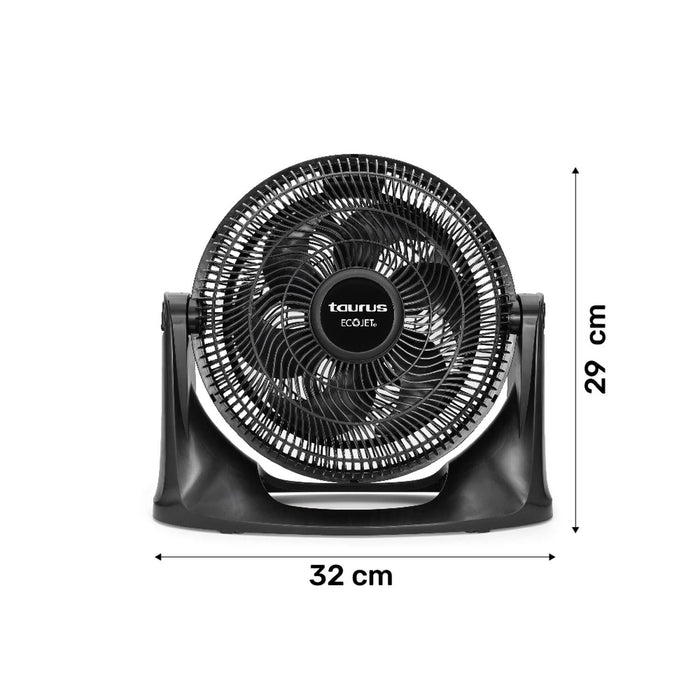 Cabezal ajustable: Permite ajustar la inclinación del ventilador para dirigir el flujo de aire donde lo necesites.